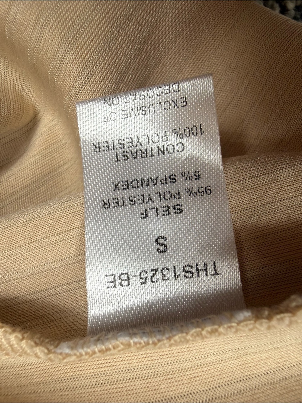 THML Beige Ruffle Sleeve Top - Picture 6 of 8
